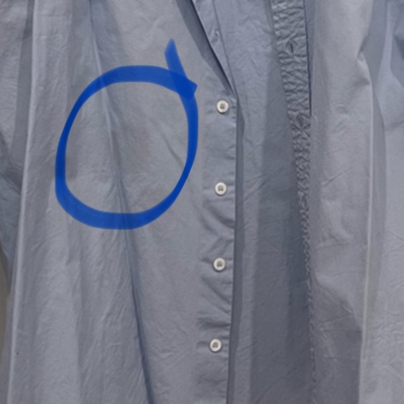 Zara Oversized Cotton Button Up Shirt - Picture 9 of 9